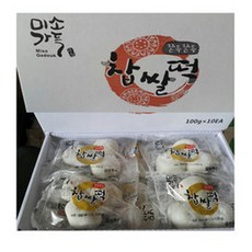 금상푸드 미소가득 찹쌀떡 3입(100g) x 10봉 1박스, 100g, 10개