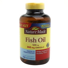 Nature Made 萊萃美 Omega-3魚油軟膠囊, 1罐, 150顆