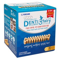 포켄스덴티페어리 포켄스 반려 동물 디스펜서 덴탈 껌 S 584g, S(80개입), 1개