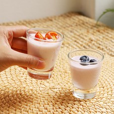 네이쳐드림 미니글라스 샷잔-소주잔 42ml 70ml, 1개