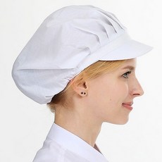 그랜드유니폼 기본 천 위생모 화이트(FC-301)위생복모자 위생복 위생모자