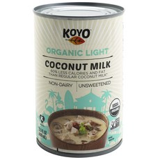 Koyo 코코넛 밀크 언스윗튼드, 1개, 400ml