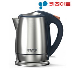 키친아트 스텐304 퀸즈 전기주전자 1.8L 네이비, 단품, 1개