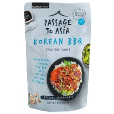 페세이지투아시아 코리안 BBQ 스터-프라이 소스 글루텐 프리, 198g, 1개