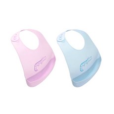 베일리 실리콘 턱받이& 테이블 매트, 베일리 실리콘 턱받이(블루), 1개, 1매