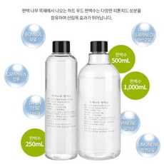 나무와백년 하트우드 잎편백수 산림욕기 자연가습기 피톤치드확산기, 1000ml, 1병