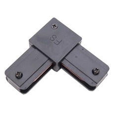 레일등 연결 ㄱ자형 MJ 레일등 부속, 블랙, 1개