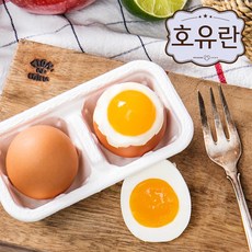 [호유란] 20개(2개입X10개) 짜지않고 촉촉한 반숙계란 반숙란, 1개, 1000g, 20구