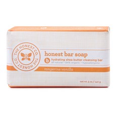 어니스트 하이드레이팅 시어 버터 클렌징 바 솝 탠저린 바닐라, 140g, 1개