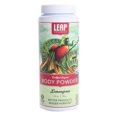 Leap Organics 오가닉 바디 파우더 레몬그래스, 99g, 1개