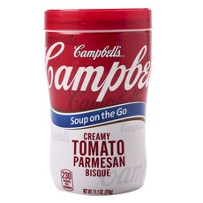 Campbell's 스프 온 더 고 크리미 토마토 파마산 비스크, 316g, 1개