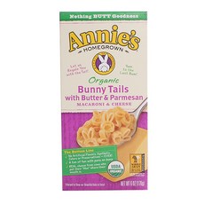 애니스 버니 테일 버터 & 파마산 마카로니 & 치즈, 170g, 1개