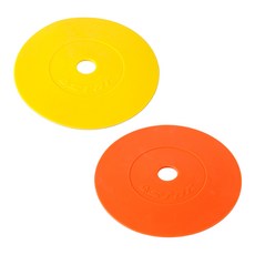 스타스포츠 고무 라운드 마커 노랑 12p + 주황 12p EARM500, 24개