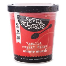 Seven Sundays 미네 뮤즐리 바닐라 체리 피칸, 57g, 1개