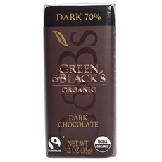 그린앤블랙스 다크 초콜릿 70% 카카오, 35g, 1개
