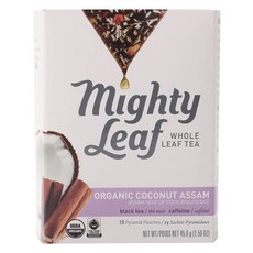 마이티리프티 코코넛 아삼 블랙 티 15개입, 45g