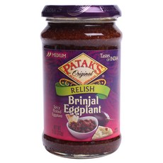 Patak's 렐리쉬 브린잘 에그플랜트, 312g, 1개
