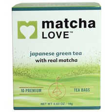 Matcha Love 재패니즈 그린티 리얼 말차 함유, 18g, 10개입
