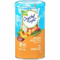 Crystal Light 드링크 믹스 피치 아이스티, 1개, 28g