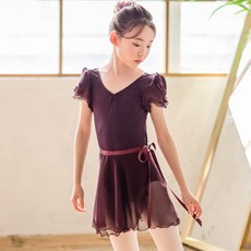 [삐에아떼르] 유아발레 쉬폰 리본 스커트 8001 오베르진