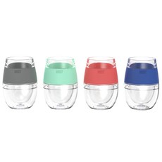호스트 와인 프리즈 쿨링 컵 와인잔 251ml, 4개