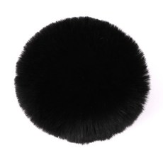 마마니트 털방울 폼폼이, 블랙, 1개