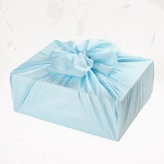 [글라라세상] 선물포장용 일반보자기 대(108x108cm), 하늘색(옥색), 1장