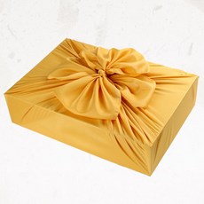 [글라라세상] 선물포장용 일반보자기 특대(124x124cm), 황토색(골드), 1장