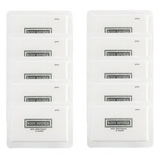 바디스폰지 고급 호텔 업소용 여행 위생필수품 샤워타올, 10개