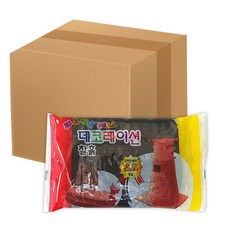 토단교재 피노키오 데코레이션 찰흙 1박스(50개입), 데코레이션찰흙 1박스: 검정, 215g, 1개
