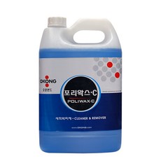 보스코 오공 포리왁스 왁스박리제 세척제 크리너 3.75리터, 상세내용표시, 1개
