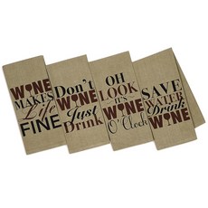 Design Imports 와인 쏘트 프린티드 디쉬타올 45.7 x 71.1cm, 랜덤 발송, 1개