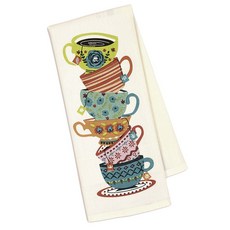 Design Imports 티 컵 프린티드 디쉬타올 45.7 x 71.1cm, 혼합 색상, 1개