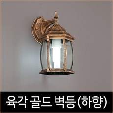 육각 골드 벽등 하향 실외등, 본품선택(램프별도)