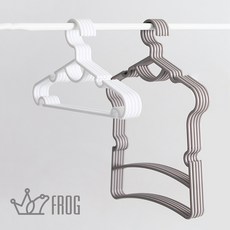 [프로그] 유아 아기옷걸이 1세트 (7+1), 미니그레이, 8개