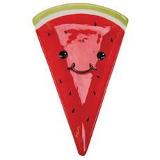 보스턴웨어하우스 워터멜론 웨지 수저받침, Watermelon, 1개