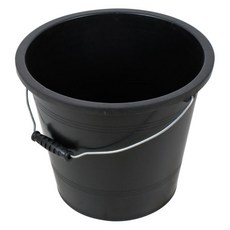 바게스(흑) GD 플라스틱바케스 다용도 양동이 바케스, 검정, 1개
