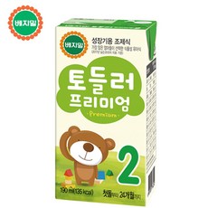 베지밀 프리미엄 토들러2 두유, 190ml, 2개