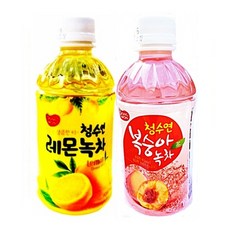 동원 레몬녹차(20개) + 복숭아녹차(20개), 340ml, 40개