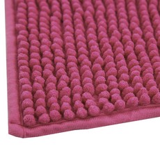 알티 Rt 카라 쇼트 파일 셔닐 미끄럼방지매트 43.2 x 61cm, Fuschia, 1개