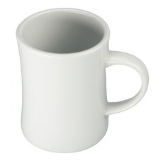비아 톨 다이너 머그컵 473.2ml, White, 1개