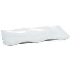 비아 웨이비 렉탱귤러 플래터, White, 1개