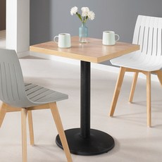 프리메이드 스퀘어 티테이블 600 카페테이블, 내츄럴