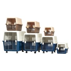 페밀리펫 행복켄넬 반려견 이동장, 블루, 1개