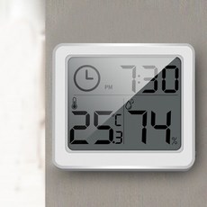 아우라 디지털 실내외 온습도계, 슬림디지털실내온습도계, 1개