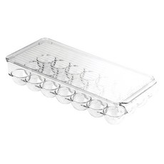 Interdesign 빈즈 21 에그 홀더 계란정리함, Clear