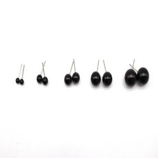 스팃스 인형 눈 (2개-1SET) DIY 공예 니들펠트 만들기 부자재 인형눈, 4mm, 1개