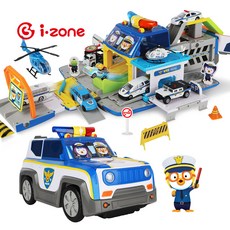 아이존 경찰 본부로 변신하는 경찰차 역활놀이 완구, 혼합색상, 1세트
