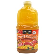 랭거스 파인애플 오렌지 구아바 주스 칵테일, 1개, 1.89L