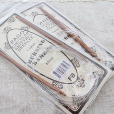 더울 버닝밤부줄바늘 뜨개 바늘 80센티, 5.0mm, 1개